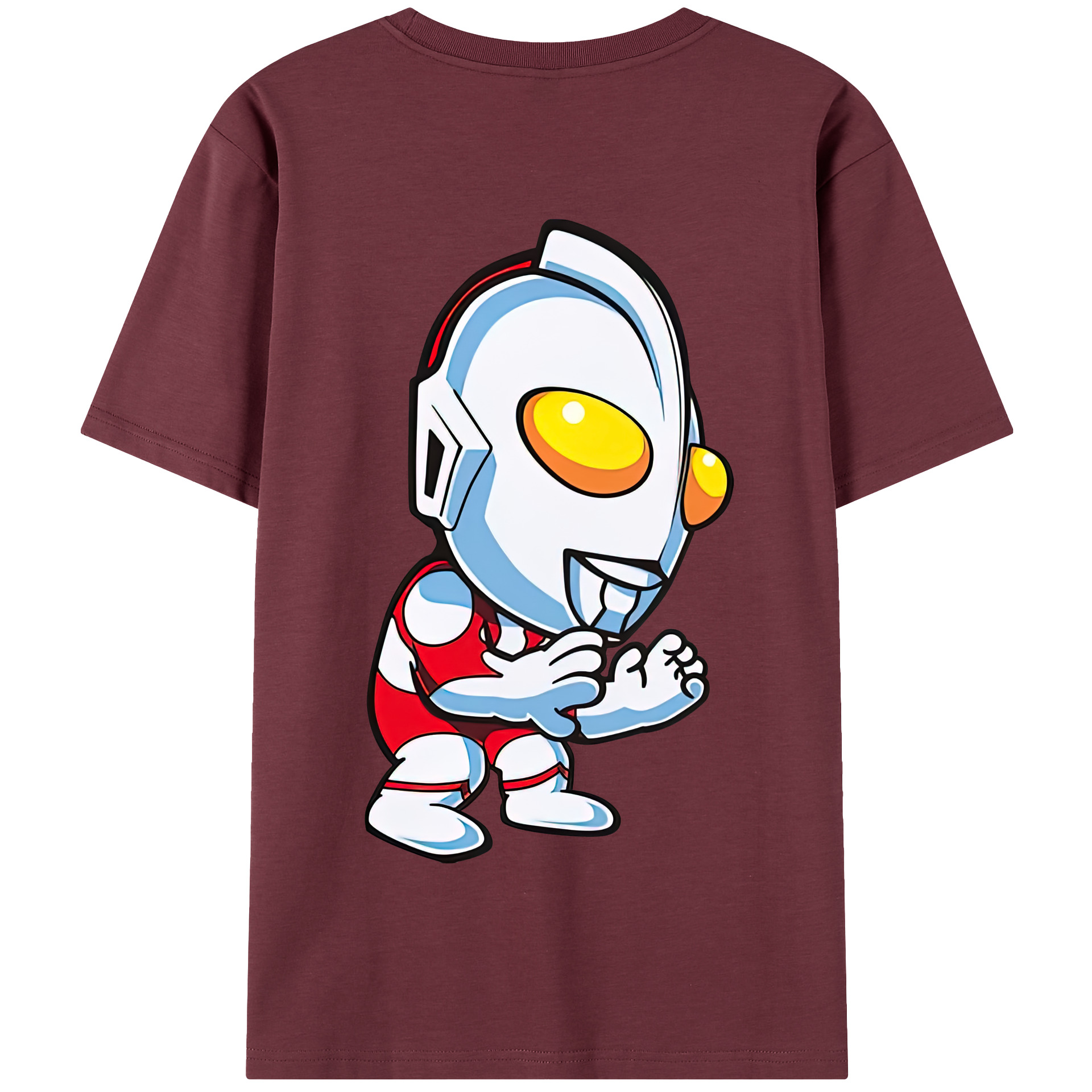 （画像用） ウルトラマン Ultraman 綿100％半袖Tシャツ（背面プリント）
